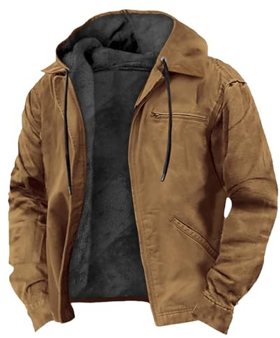 Générique Sweat À Capuche Zippé Homme - Sweat-Shirt Polaire - Blouson Hiver
