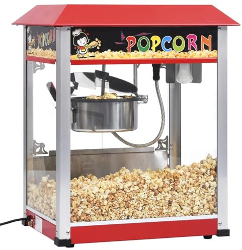 Homgoday Teflonkruka popcornmaskin 1 400 W, inomhusmöbler för vardagsrum kontor sovrum