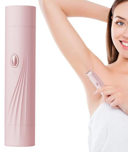 Per Donna Per La Rasatura,o Elettrico Femminile a Doppia Testina - Depilatore Personale per Viso Pelle Sensibile Area Bikini Gambe Ascelle Utilizzo Quotidiano e Viaggio
