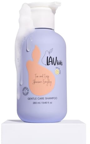 Lav kids milt vårdschampo för barn, 280 ml, pumpflaska, daglig hudvård