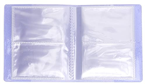 Ycauty Album Photo 64 Pochettes 3 Pouces pour Mini - Stockage de Mémoire Durable pour Photos, Billets, Cartes - Compact et Portable - pour Mini 11/8/9/7s/25/70/90 (Violet)