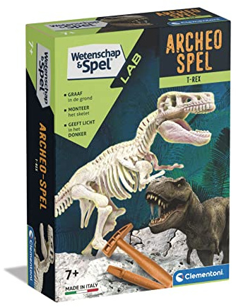 Clementoni 0619176 Arqueo T-Rex Fluor 7+