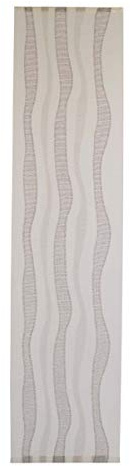 Homing halbtransparenter Flächenvorhang Scherli Schiebegardine grau (1Stück) 245 x 60 cm (HxB)