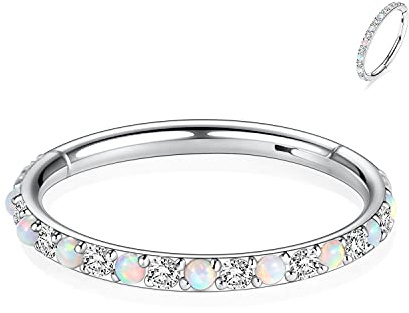 AROWRO näspiercing helix piercingar septum piercing tragus piercing conch piercing daith piercing rook piercing kirurgiskt stål zirkonium ring 20 g 18 g 16 g 14 g 12 g