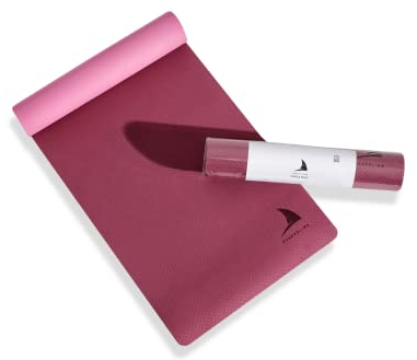 SHARKSLINE® Premium TPE Yogamatte – Rutschfeste Fitnessmatte, 5 mm – Perfekt für Yoga, Pilates & Sport – Leichte