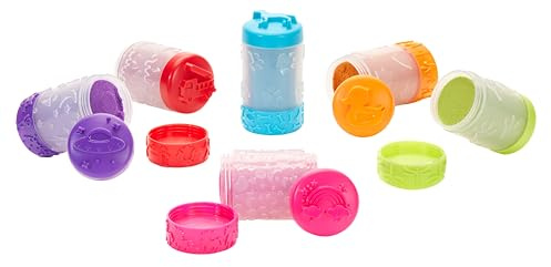 Wonder Factory Never Dry Single Sand - 104 ml Sand in einem 4-in-1-Werkzeug, Bunte Modelliermasse, Nicht Austrocknend, Glutenfrei, Kreatives Spielzeug für Kinder, Spiel mit Unendlichen Möglichkeiten