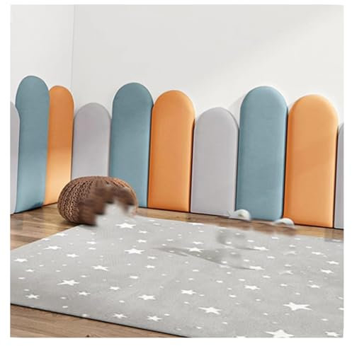 Cuscino Da Parete Autoadesivo, Adesivi Murali Camera Da Letto Spessore 3,8 Cm, Pannelli Stereo Stacca E Incolla 3 Pezzi/6 Pezzi/9 Pezzi/12 Pezzi,For Camere Da Letto Di Discoteche,Camerette Dei Bambini