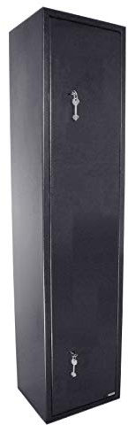 dirty pro tools™ DELUXE MODEL 6 GUN CABINET WITH BUILT IN AMMO SAFE RIFLE GUNS SAFE EXTRA WIDE AND DEEP