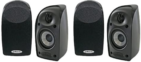 Polk Audio Blackstone TL1 Satellite Speaker (2 Pairs - 4 Speakers, Black)