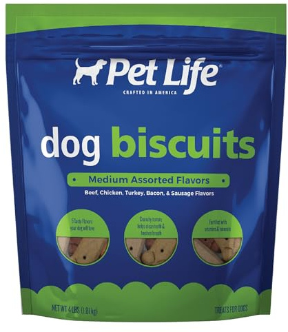 Pet Life Medium Assorted Dog Biscuits 4lb