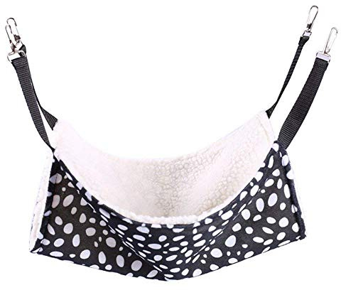 Siganorpy Soft Plush Hanging Hammock for Cat, Ferret, Rabbit, Chinchilla, Cat, Guinea Pig
