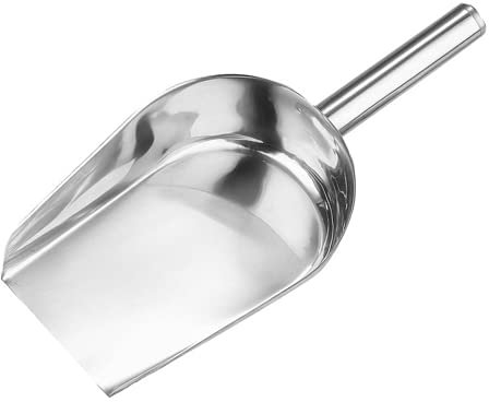 Stainless Steel Ice Scoop Sweet Candy Food Scoop Ice Shovel Flour Scoop Suitable for Supermarket Kitchen,ice Buckets Use 1 Pc