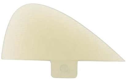 TOYANDONA Aleta Central de Sup Transparente Verde, Aleta de Fibra de Vidrio Ligera y Maniobrable para Tablas de Surf, Kit de Repuesto para Paddle Surf Rendimiento Estable y Deslizamiento