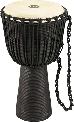 Meinl Percussion HDJ3-XL - Djembé de madera, piel de cabra, 13