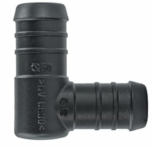 greitapigu.lt Plastique Connecteur Raccord L pièce rèduisant 20 / 18mm Tuyau Conduite Durite pour Air Carburant Eau Vide