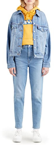 Levi's High Waisted Mom, Jeans para Mujer, Azul Oscuro, 24W / 29L