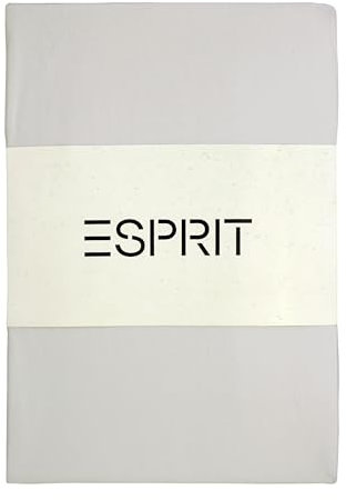 Esprit Bettlaken180x200 Baumwolle Jersey bis Spannbettlaken 200x200 Boxspringbett grau - Luxus Spannbetttuch 200x220cm in Hotelqualität bis 30 cm hohe Matratzen - atmungsaktiv & Bedsheets ÖkoTex