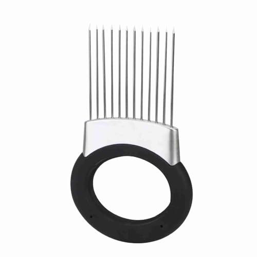 WPKD BLUEIY Forchetta per tagliare cipolle e verdure, in acciaio inox, con rimozione degli odori, ideale per affettare e tagliare cipolle, utensile da cucina, facile da usare