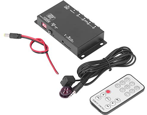 Keenso Bil DVR -inspelare, Digital Videoinspelare 4 Kanal Mini MDVR 1080p för Skolbussar Tankbilar Tekniska Fordon
