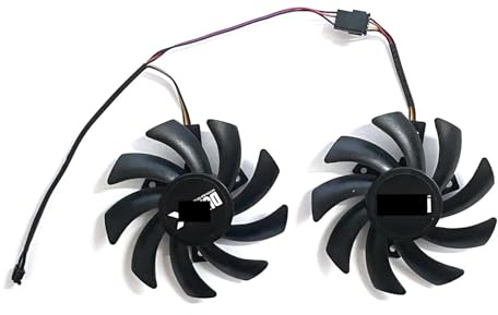 Parte de refrigeración de la computadora 2 uds FDC10H12S9-C 12V 0.35A 85MM 4PIN Compatible con RX5500XT 5600XT 5700 6600 6600XT 6700 ventiladores de tarjetas gráficas competitivos