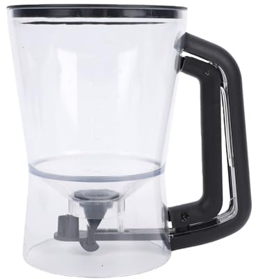 Fdit Dispensador de Masa para Panqueques y Cupcakes, Herramienta Portátil de Control de Porciones, Dispensador de Plástico para Hornear Muffins y Pasteles