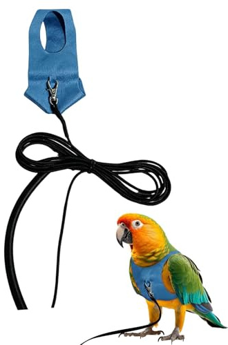Imbracatura per uccelli, per addestramento al volo con parrocchetti, per genitori di animali domestici, amanti degli animali, cortile, parco, veterinario, visita, spiaggia, escursionismo, picnic