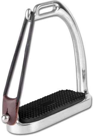 Steigbügel Metall schwarz incl. Steigbügeleinlage