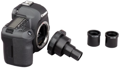 AmScope CA-CAN-NIK-SLR Canon and Nikon SLR/DSLR Camera Adapter for Microscopes