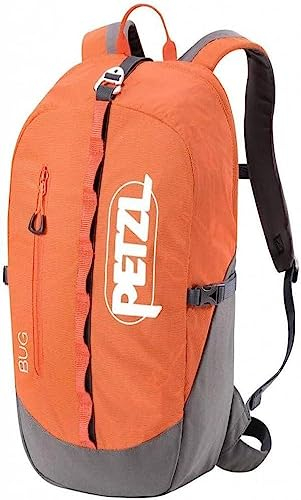 PETZL - Kletterrucksack für Mehrseillängenrouten BUG - Unisex, Rot, 18 Liter