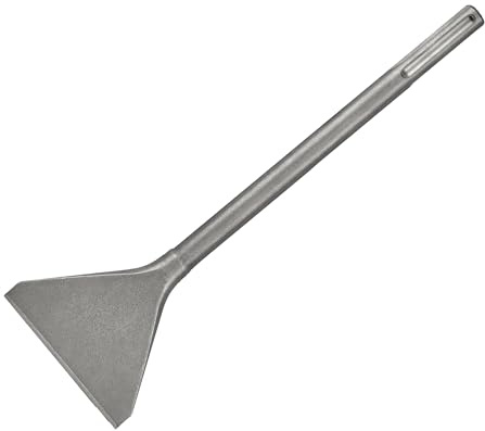 SPKLINE 4-1/2 Inch Wide Tile & Thinset Scaling Chisel SDS-Max Shank 4.5 x 14 Thinset Scraper and Floor Scraper Works with 3/4 Shank SDS-Max Rotary Hammers and Demolition Hammers