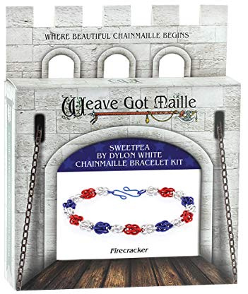 Firecracker Sweetpea Chain Maille Bracelet Kit