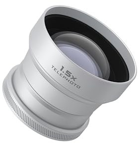 Freewell 1.5X Teleobjetivo Compatible con Fuji X100VI X100V, Zoom Mejorado y Diseño Ligero