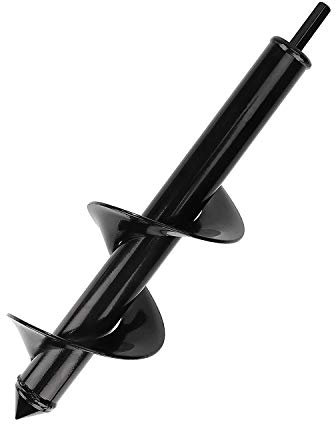 Jardín Espiral Broca, Excavadora de Taladro para Ahoyadora, Cultivador de Suelo Broca, Agujero Herramientas de Mano para Flor Plantar Bulbos de Cama Plántulas 8x30 cm
