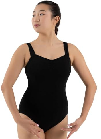Capezio kvinnors prinsessa linne trikåer, Svart, XS