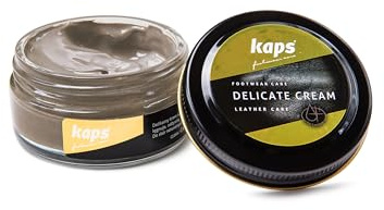 Kaps Shoe Care Cream, Intensive Leather Care and Nourishing, Delicate (167 - dark beige)