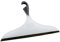 WENKO Raclette de Douche, raclette Salle de Bain, avec Crochet de Suspension, XL, L34 cm, Loano, Noir
