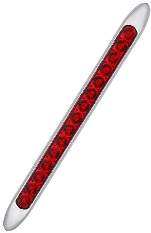 Zusätzliches Bremslicht, HEHEMM 15 LED Ultra Slim Rücklicht Rückanschlag Rückwärts Blinker Kontrollleuchte Seitenmarkierung 10-30V (rot)