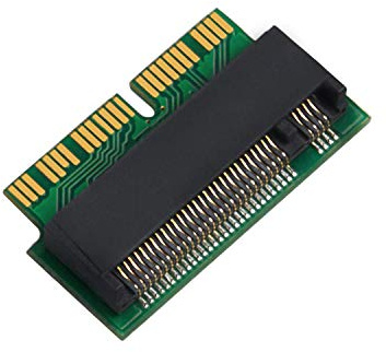 Adaptateur M.2 NVME MacBook SSD pour MacBook Air Pro Retina Mid 2013–2017, kit de mise à niveau AHCI SSD pour A1465 A1466 A1398 A1502