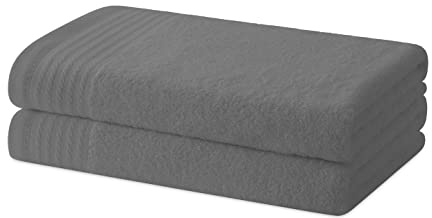 Degrees home - Juego de 2 Toallas de baño o Ducha - Juego de Toallas - 100% Algodón - 480g/m2-130x65 cms