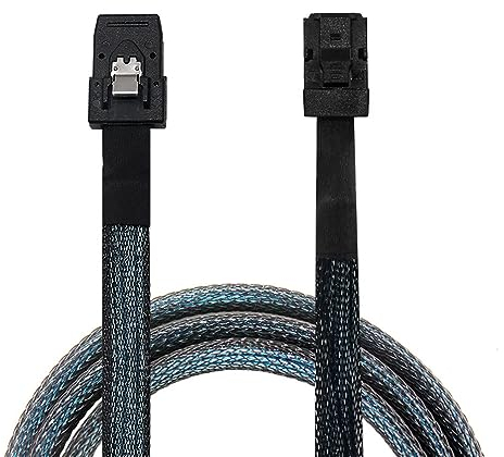 xiwai Internes Mini-SAS-SFF-8087-auf-Mini-Sas-High-Density-HD-SFF-8643-Festplatten-RAID-Datenserverkabel, 50 cm