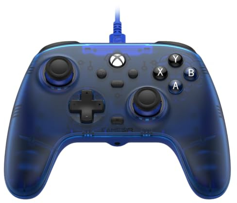 GameSir T7 Wired Controller für Xbox Series X|S, Xbox One & Windows 10/11, Plug and Play Gaming Gamepad mit Hall-Effekt Joysticks/Hall Trigger, 3.5mm Audio Jack - Blau