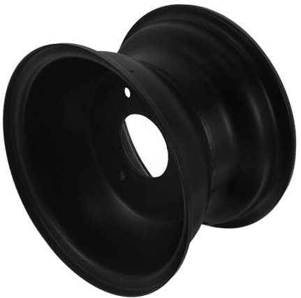 OUNONA 16X8-7 Zoll Atv Ersatzfelge Mit 3 Löchern Für 50-125Cc Quad Bike Stahlfelge Schwarz Robuste Offroad Felge Für Strand-Und Geländefahrzeuge