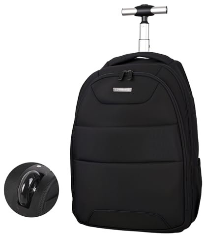 Hivexagon 32-Zoll-Rollrucksack, Rollrucksack, bequem, lässig, langlebig und mühelos zum Tragen von Laptops, Büchern und Dokumenten, versteckte Schultergurte, für Geschäftsreisen