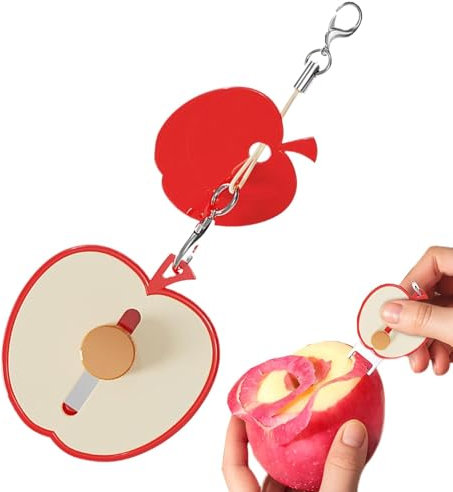 Hogvinnatil Pelapatate verdure in acciaio inox, per frutta e verdura, con portachiavi per patate kiwi