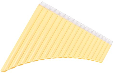 Alomejor Hållbar C -Key Pan Flute med en Kartongväska för Barn, Vuxna och Nybörjare Har en Användarmanual och en Shoppingväska (Gul)