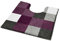 Kleine Wolke 5426407129 WC-Vorleger Caro, 55 x 55 cm, Old Rose, 4004478230477