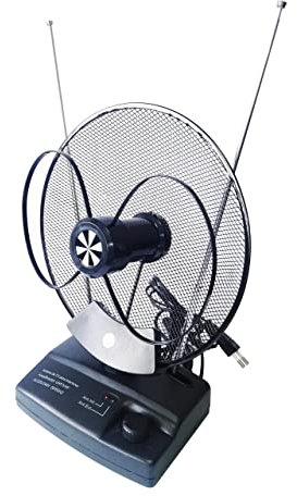 Antena TV (Interior) Electronica AMPLIFICADA UHF/VHF-FM