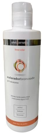 Acelerador de Bronceado, gel hidratante