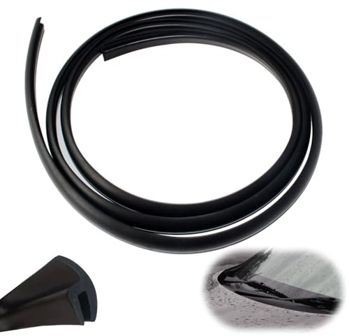 FortuneGlobe joint pare brise 1.7M Noir ，joint caoutchouc-joint vitre voiture-joint voiture