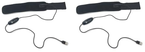 Lckiioy 2X Calentador de Lente de CáMara USB de 3 Engranajes, Lente, CinturóN Calefactor AnticondensacióN, Almohadilla Calefactora de RocíO, Calentador de Placa